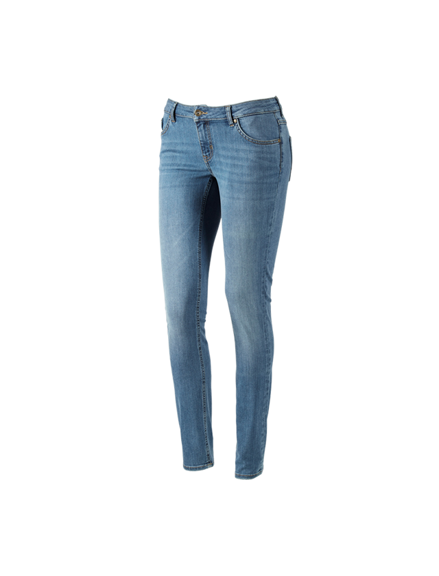Arbejdsbukser: e.s. 5-pocket-stretch-jeans, damer + stonewashed 2
