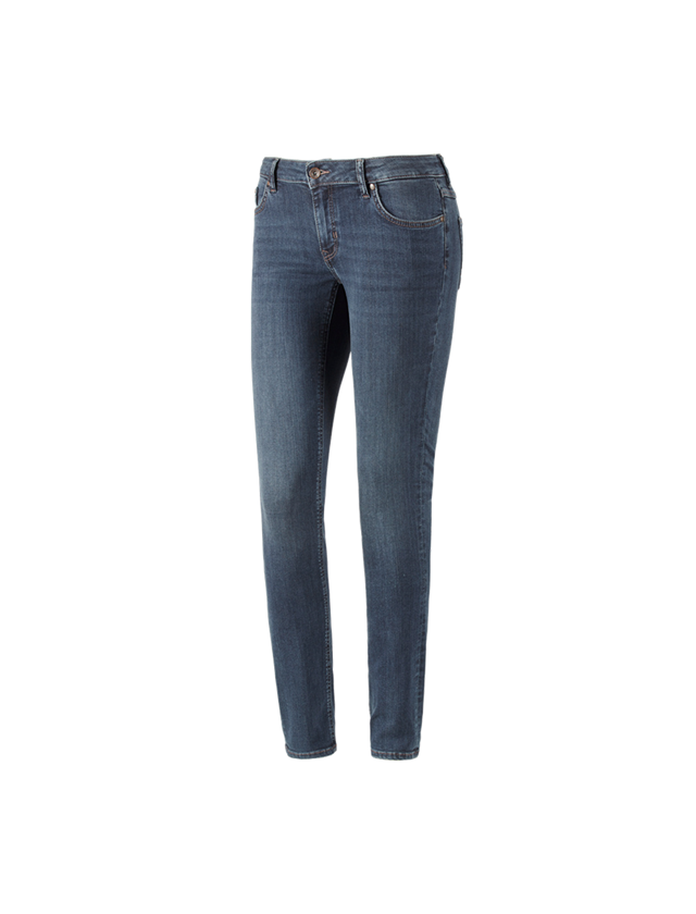 Arbejdsbukser: e.s. 5-pocket-stretch-jeans, damer + mediumwashed 2