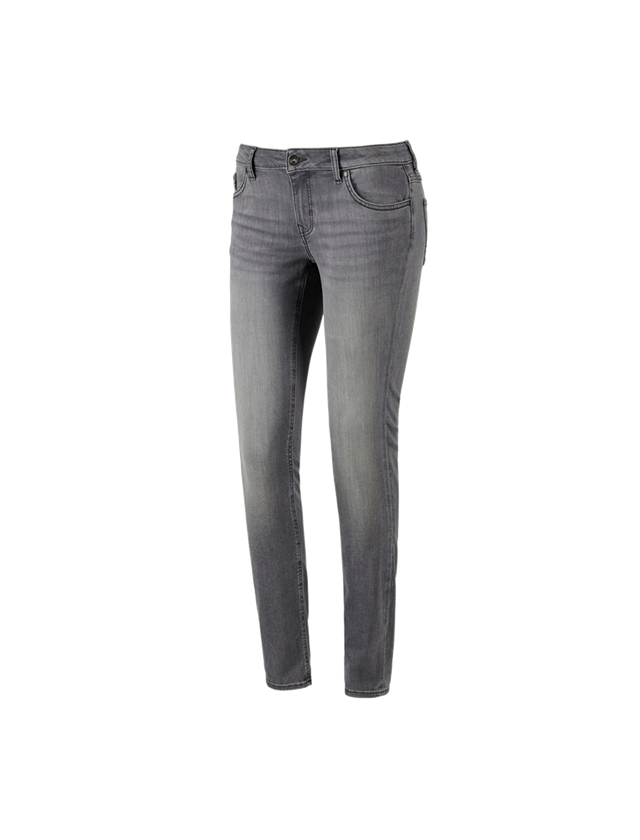 Arbejdsbukser: e.s. 5-pocket-stretch-jeans, damer + graphitewashed 2
