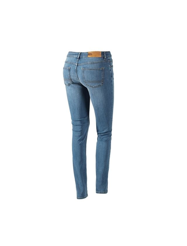 Arbejdsbukser: e.s. 5-pocket-stretch-jeans, damer + stonewashed 6