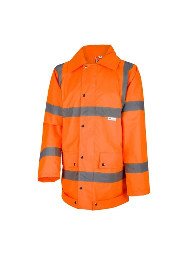 Topics: STONEKIT High-vis rain jacket + high-vis orange