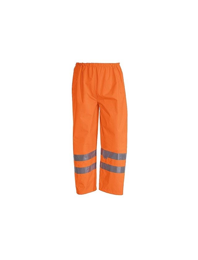 Work Trousers: STONEKIT High-vis trousers + high-vis orange