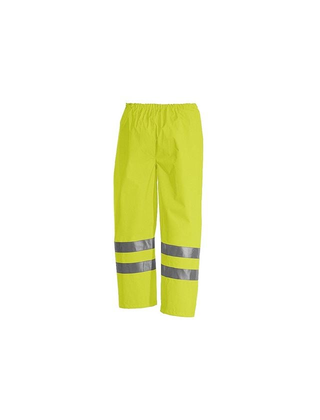 Work Trousers: STONEKIT High-vis trousers + high-vis yellow