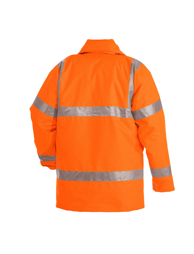 Work Jackets: STONEKIT High-vis parka + high-vis orange 1