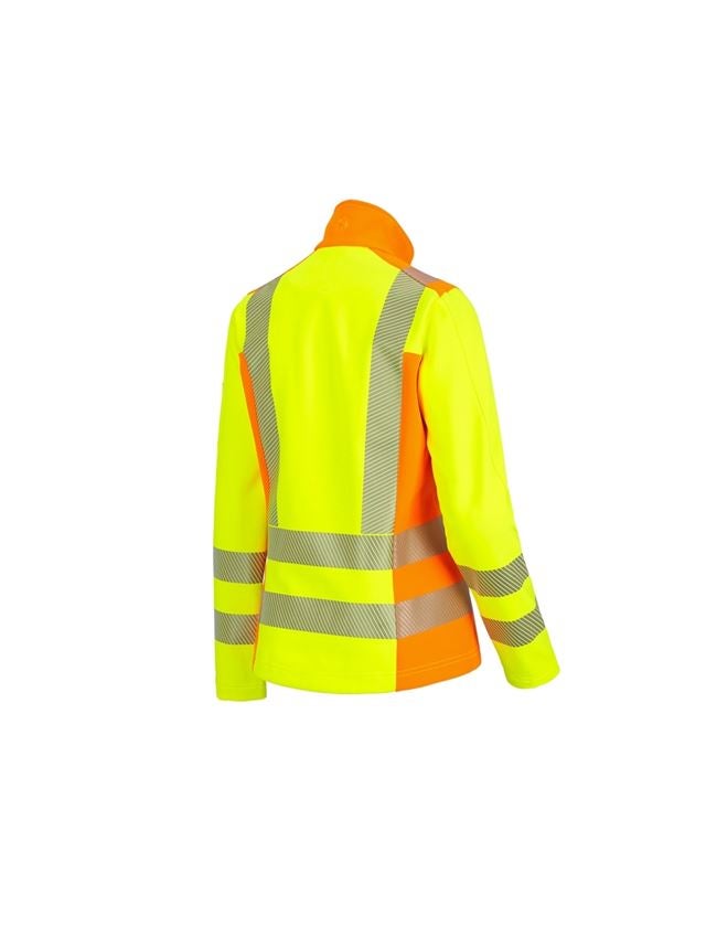 Arbejdsjakker: Advarsels soft.jakke softlight e.s.motion 2020, da + advarselsgul/advarselsorange 3