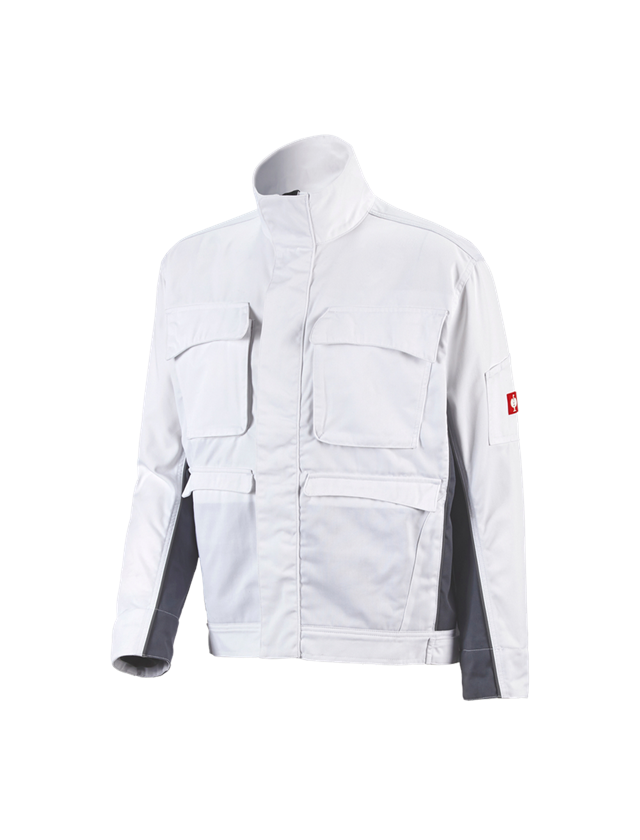 Joiners / Carpenters: Work jacket e.s.active + white/grey 2