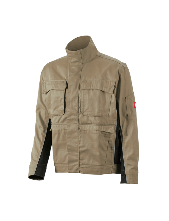 Joiners / Carpenters: Work jacket e.s.active + khaki/black 2
