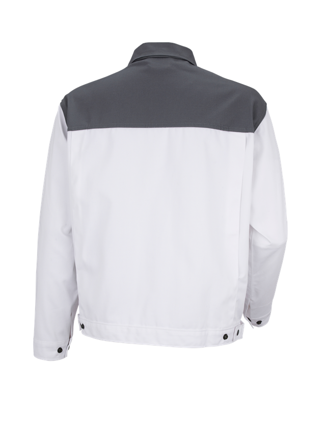 Work Jackets: STONEKIT Work jacket Odense + white/grey 1