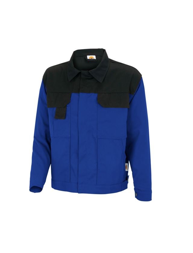 Work Jackets: STONEKIT Work jacket Odense + royal/black