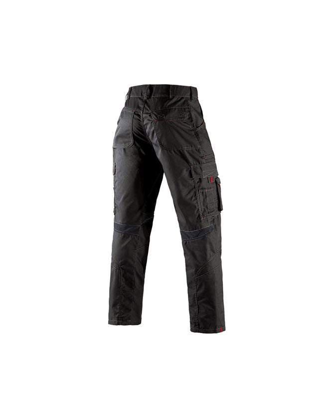 Work Trousers: Trousers e.s.akzent + black/red 2
