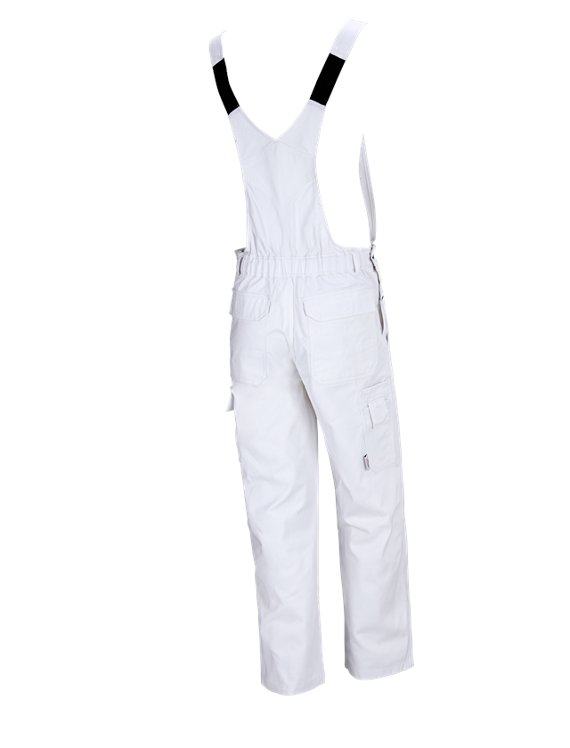 Work Trousers: STONEKIT Bib & Brace Aalborg + white 1