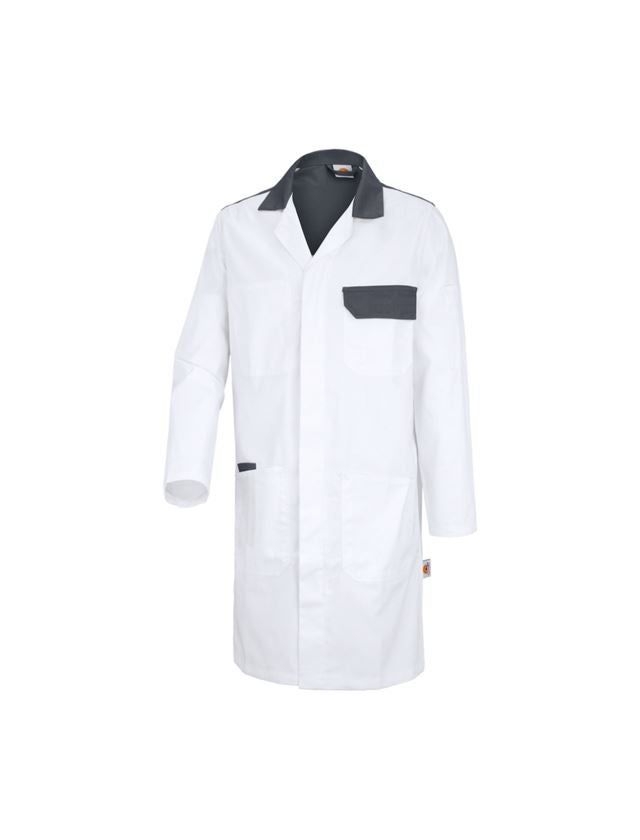 Healthcare Coats | Work Coats: STONEKIT Work Coat Odense + white/grey
