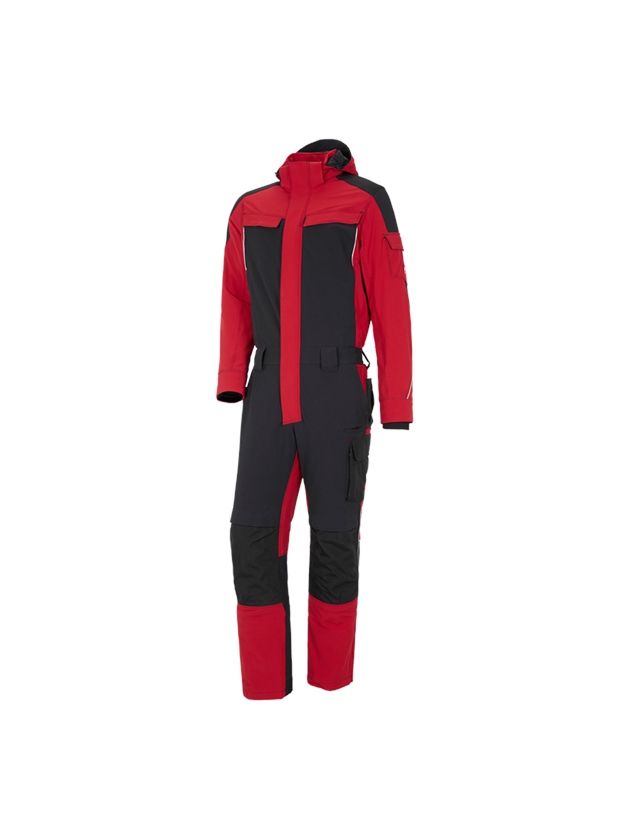 Overalls: Functional overall snow e.s.dynashield + fiery red/black 2