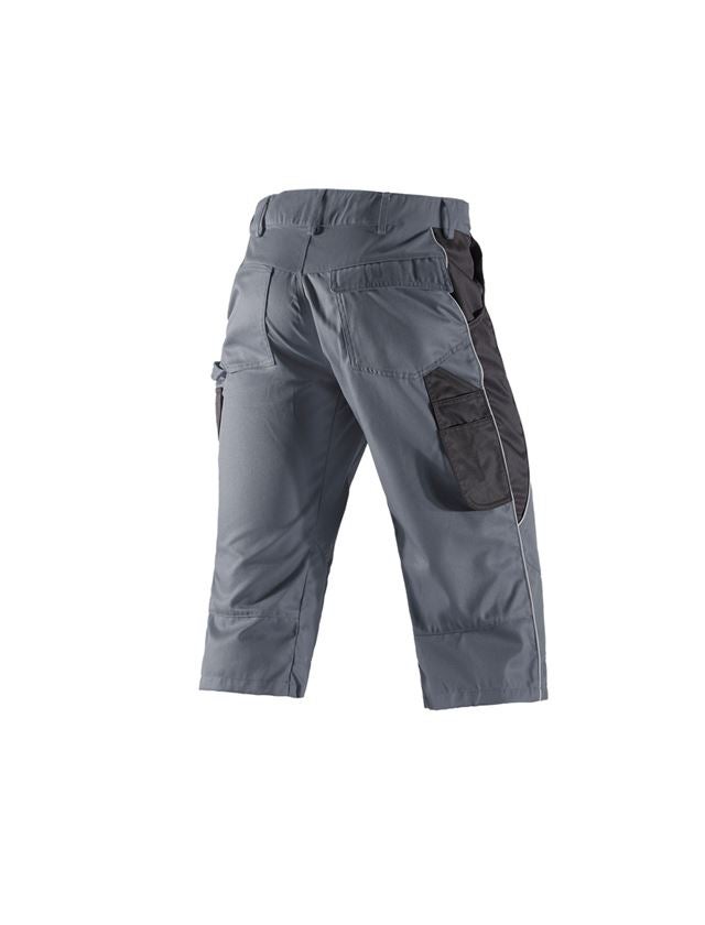 Joiners / Carpenters: e.s.active 3/4 length trousers + grey/black 3
