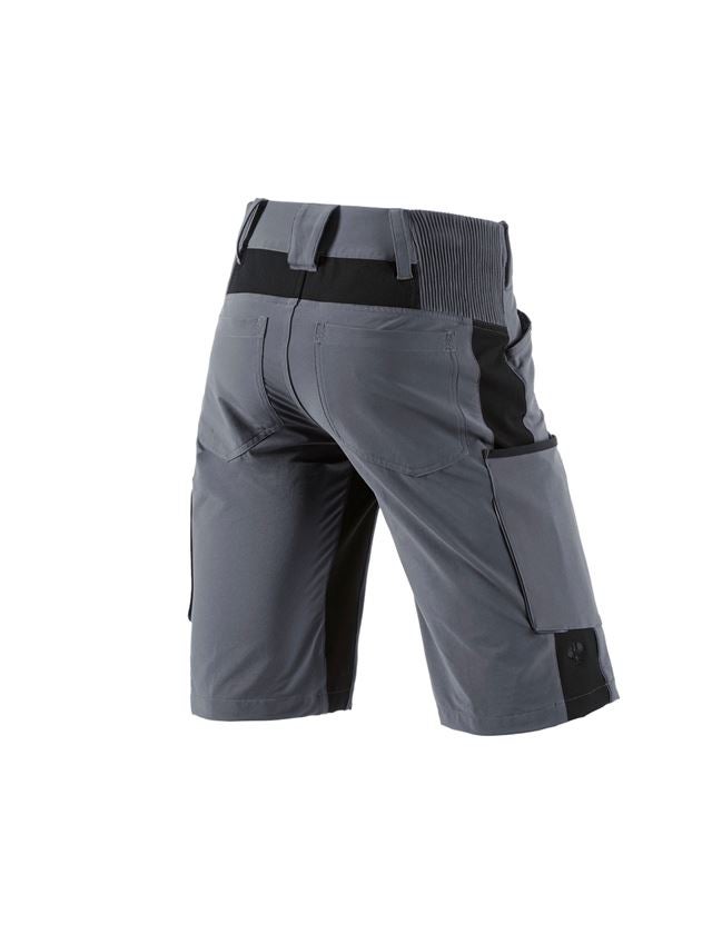 Arbejdsbukser: Shorts e.s.vision stretch, herrer + grå/sort 2