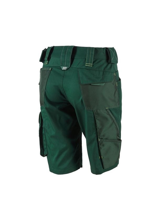 Work Trousers: Shorts e.s.motion 2020, ladies' + green/sea green 3
