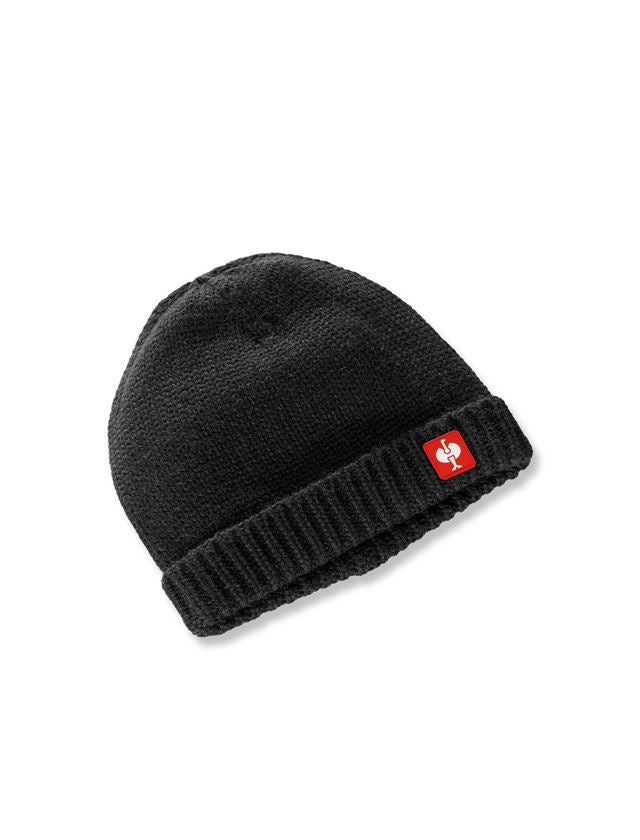 Cold: Knitted cap e.s.roughtough + black