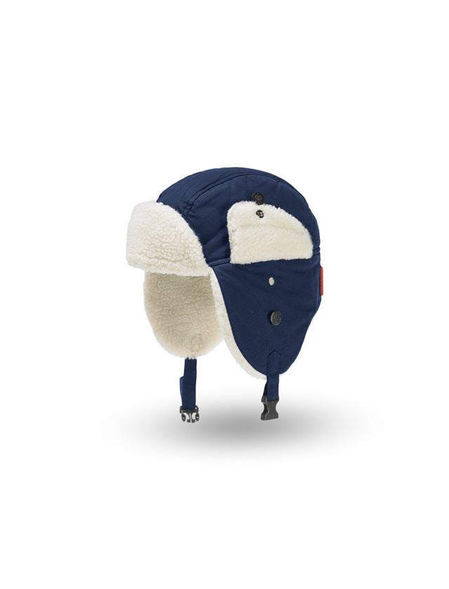 Cold: e.s. Winter hat cotton touch + midnightblue