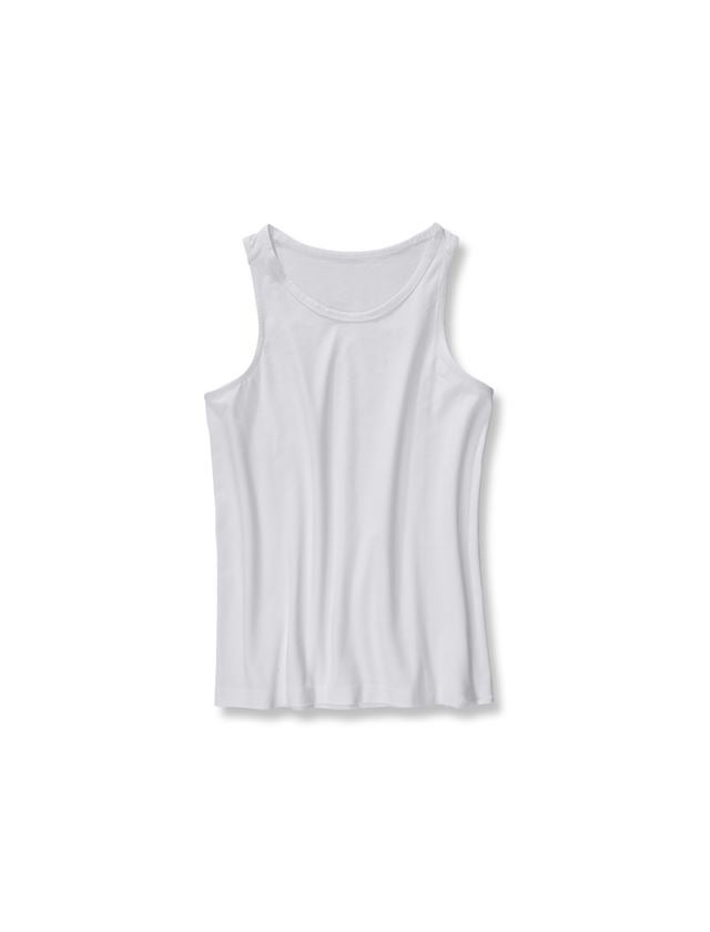 Undertøj | Termotøj: e.s. cotton stretch Tank-shirt + hvid