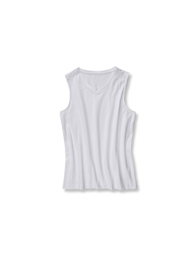 Undertøj | Termotøj: e.s. cotton stretch atletik-shirt + hvid