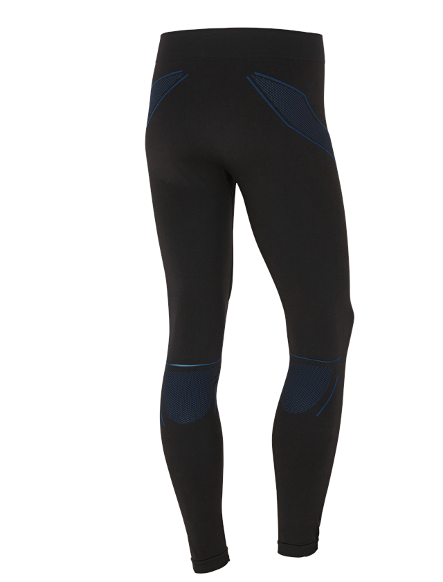 Undertøj | Termotøj: e.s. lange pants seamless - warm + sort/ensianblå 2