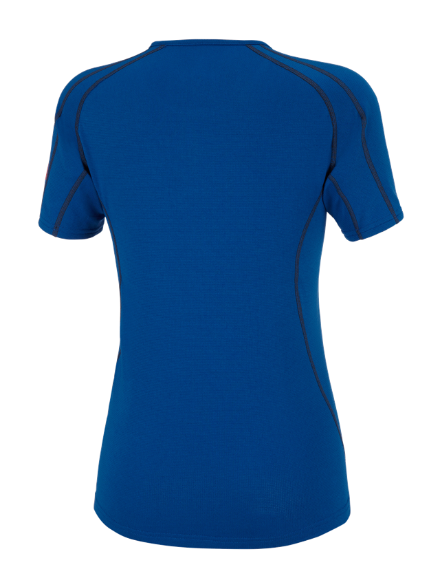 Funktionelt Undertøj: e.s. T-shirt clima-pro-warm, damer + ensianblå 3