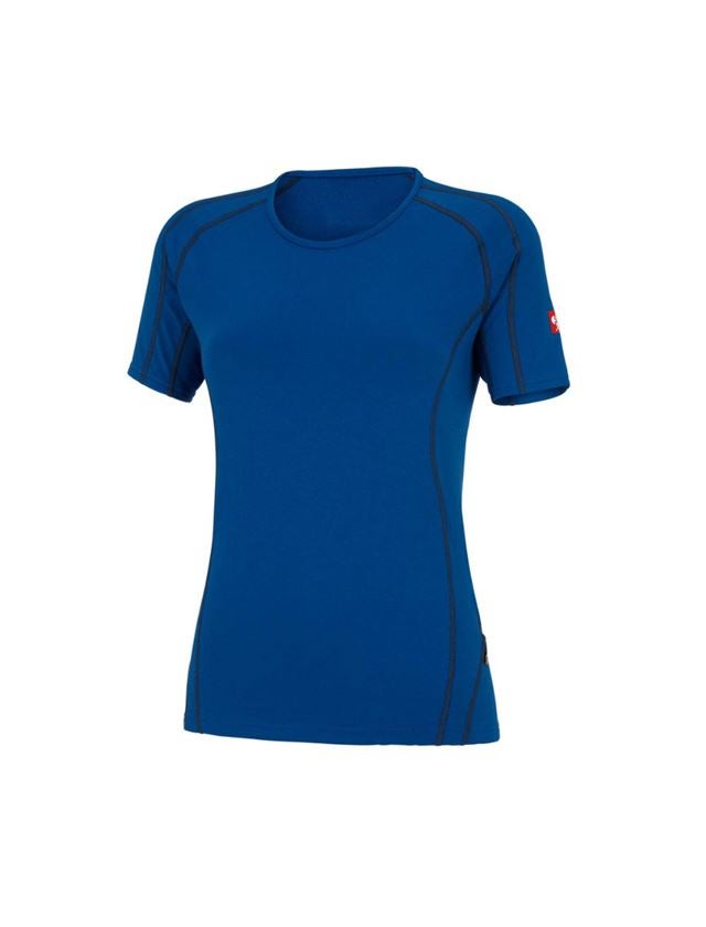 Funktionelt Undertøj: e.s. T-shirt clima-pro-warm, damer + ensianblå 2