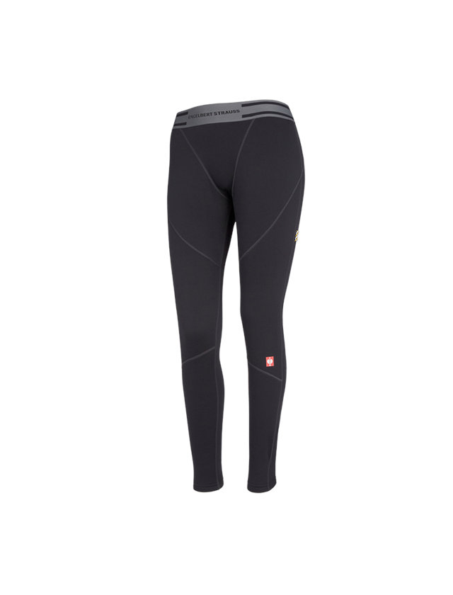 Cold: e.s.funct.long-pants thermo stretch-x-warm,ladies' + black