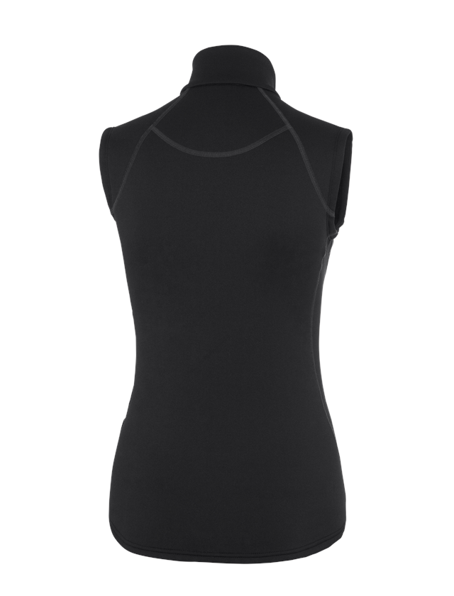 Thermal Underwear: e.s. bodywarmer thermo stretch-x-warm, ladies' + black 1