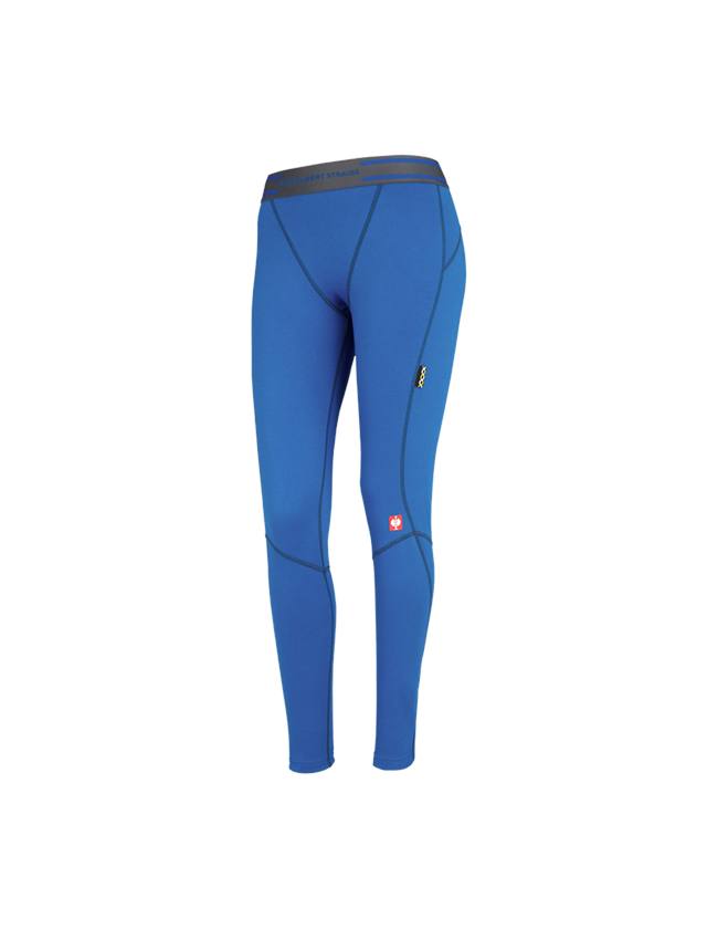 Thermal Underwear: e.s. functional long-pants clima-pro-warm,ladies' + gentianblue