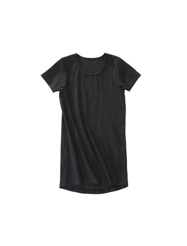 Topics: e.s. cotton rib T-Shirt + black