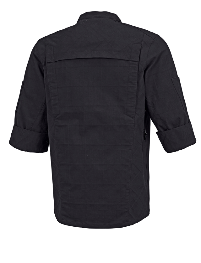Work Jackets: Work jacket short sleeved e.s.fusion, men's + black 1