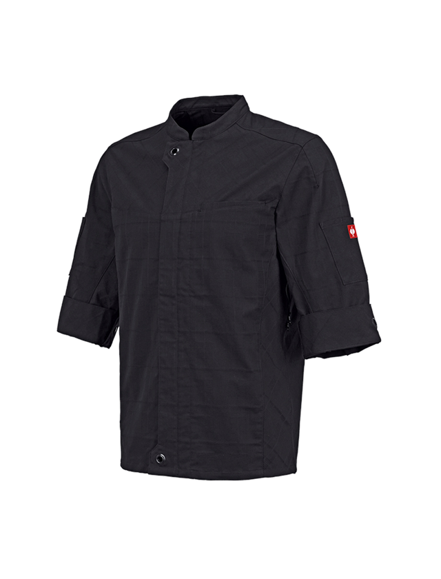 T-Shirts, Pullover & Skjorter: Arbejdsjakke korte ærmer e.s.fusion, herrer + sort