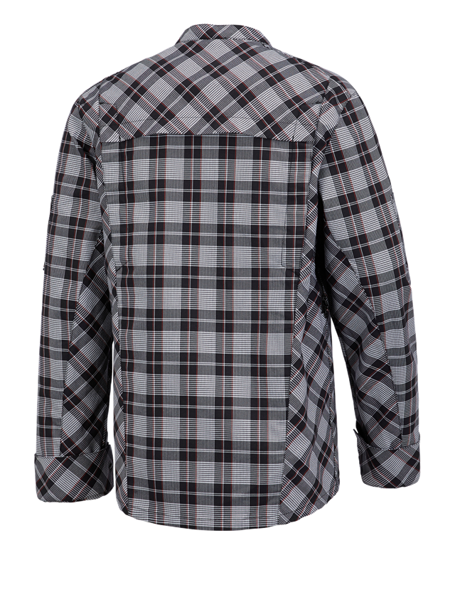 T-Shirts, Pullover & Skjorter: Arbejdsjakke lange ærmer e.s.fusion, herrer + sort/hvid/rød 1