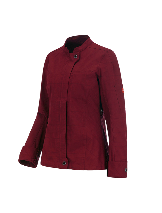 Topics: Work jacket long sleeved e.s.fusion, ladies' + ruby