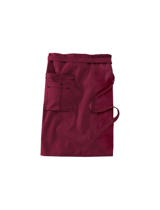 Topics: Mid-Length Apron + bordeaux/black