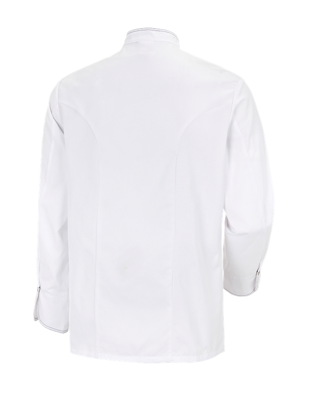T-Shirts, Pullover & Skjorter: Kokkejakke Lyon + hvid 1