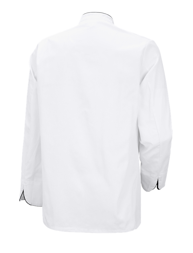 T-Shirts, Pullover & Skjorter: Kokkejakke Image + hvid/sort 1