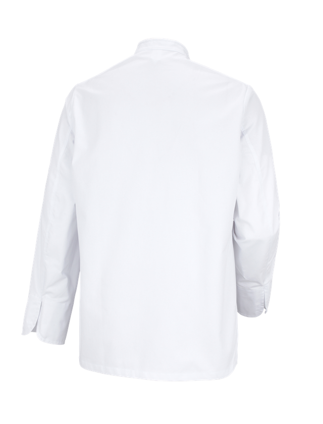 T-Shirts, Pullover & Skjorter: Kokke- og bagerjakke Prag + hvid 1