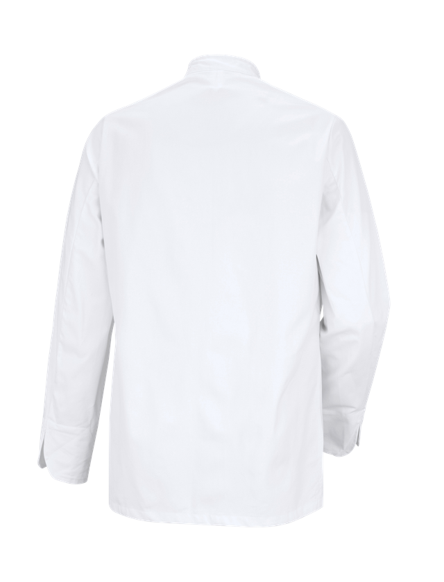 T-Shirts, Pullover & Skjorter: Kokkejakke Warschau + hvid 1
