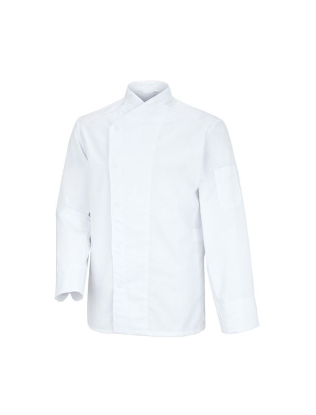 T-Shirts, Pullover & Skjorter: Kokkejakke Le Mans + hvid