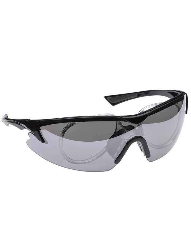 Sikkerhedsbriller: e.s. beskyttelsesbriller Araki, brilleglasholder + tonet