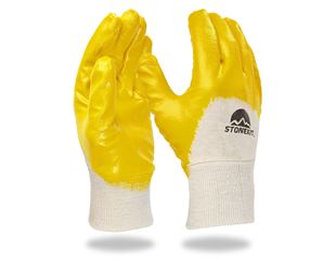 Nitrile gloves Basic,  partially coated