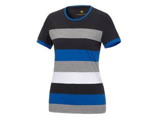 e.s. Pique-Shirt  cotton stripe, damer