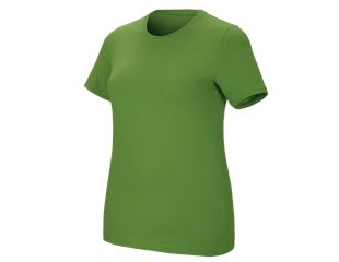 e.s. T-shirt cotton stretch, ladies', plus fit