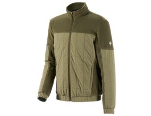 Hybrid fleece jacket e.s.concrete