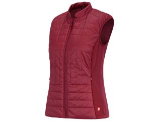 e.s. funktionsvest, quiltet thermo stretch,damer