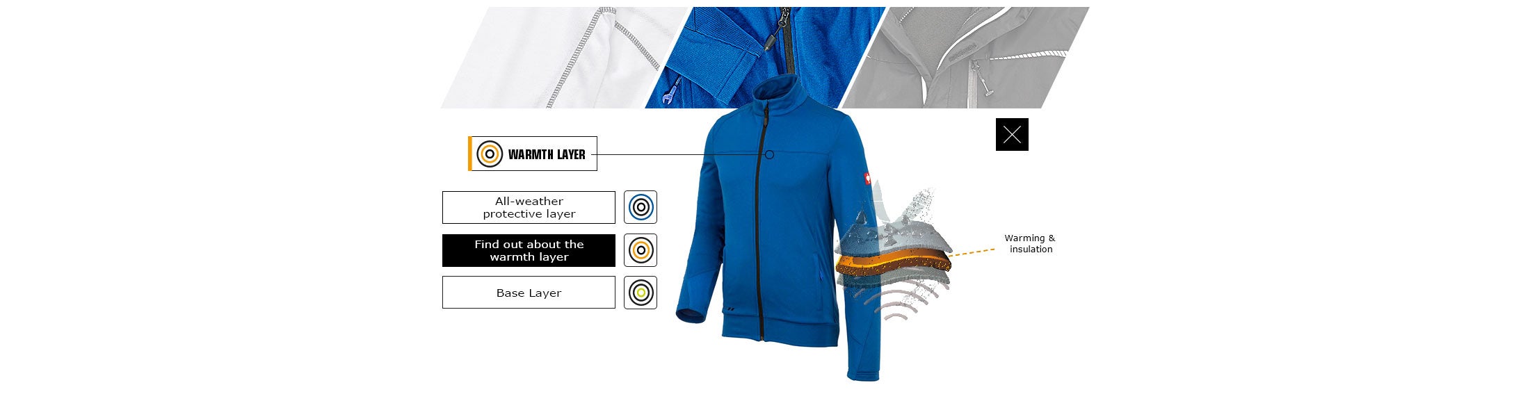 engelbert strauss warmth layer workwear prevents the body becoming cold